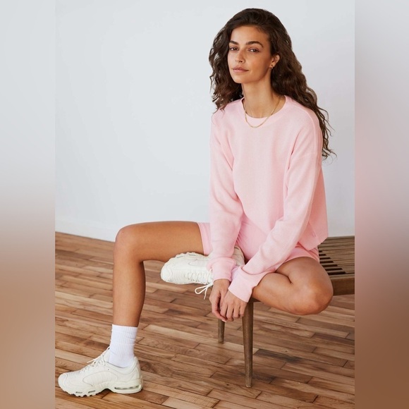 TNA Sweaters - Tna ARITZIA Waffle Crew Boxy Longsleeve
